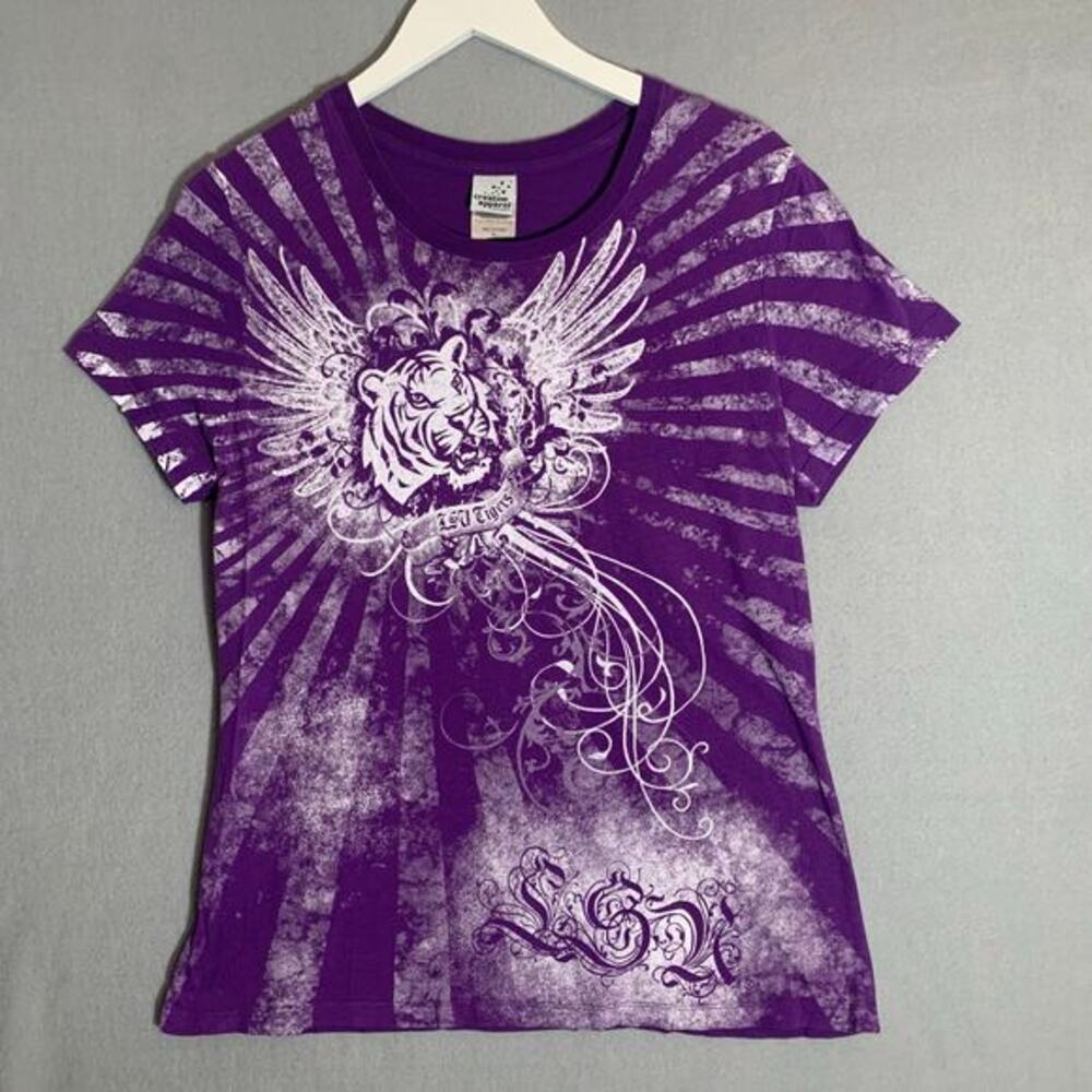 LSU Creative Apparel Fan TShirt Ladies Size XL Tigers